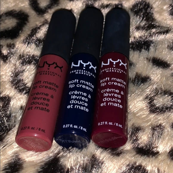 NYX Other - 👄4/$12(NYX SOFT MATTE LIP CREAM BUNDLE OF 3)